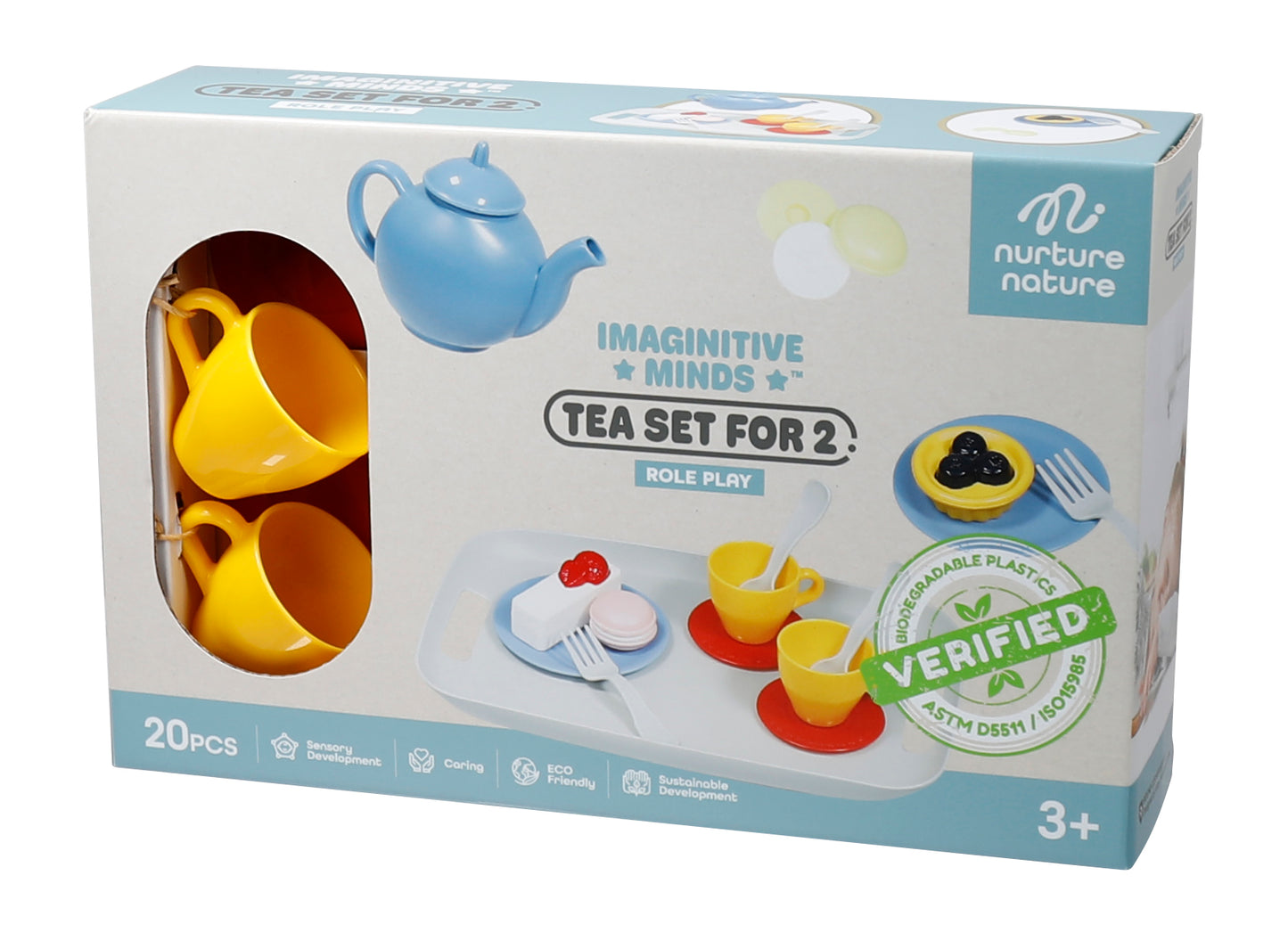 NurtureNature Biodegradable Tea for 2 Play Set